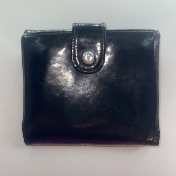 🖤 Chanel Compact Wallet Timeless CC Vintage Patent Leather Double Snap Bifold - Picture 3 of 12